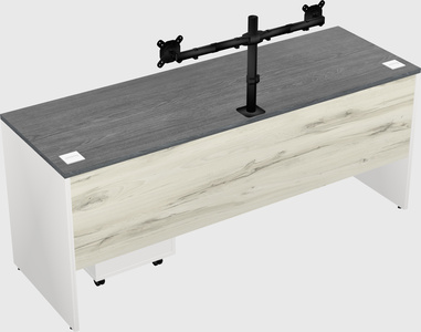 Rectangular desk