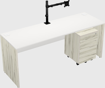 Rectangular desk
