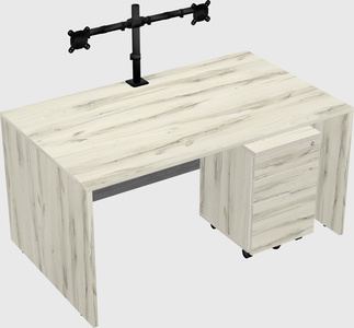 Rectangular desk