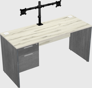 Rectangular desk