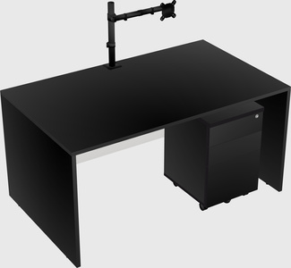 Rectangular desk