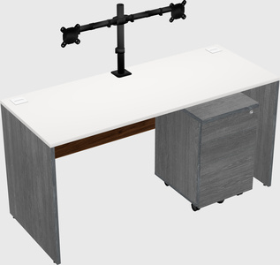 Rectangular desk