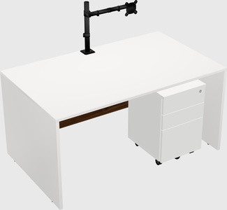 Rectangular desk