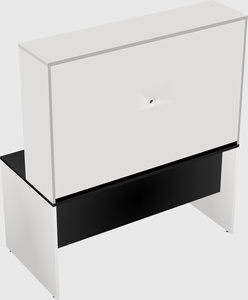Rectangular desk