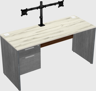 Rectangular desk