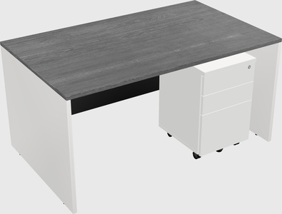 Rectangular desk