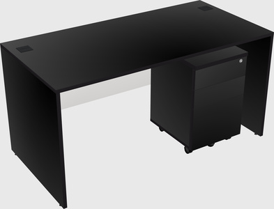 Rectangular desk