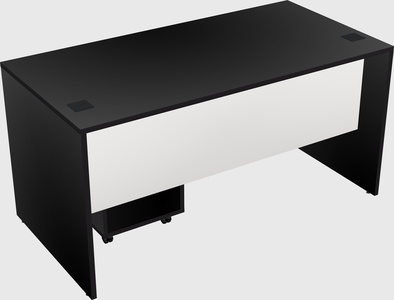 Rectangular desk