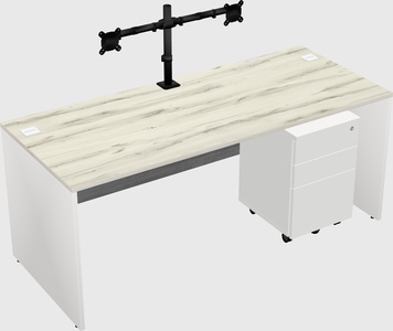 Rectangular desk