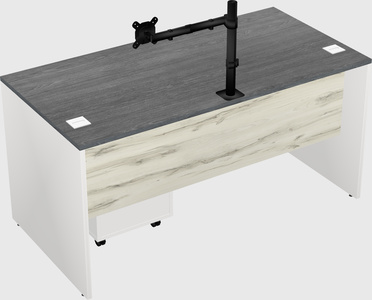 Rectangular desk