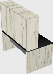 Rectangular desk