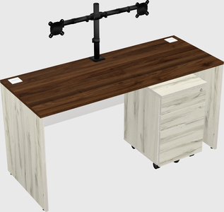 Rectangular desk