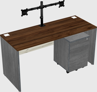 Rectangular desk