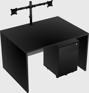 Rectangular desk