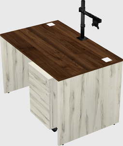 Rectangular desk