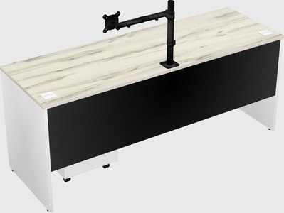 Rectangular desk