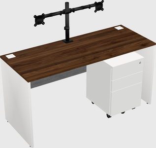 Rectangular desk