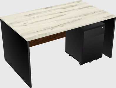 Rectangular desk