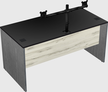 Rectangular desk