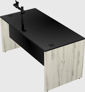 Rectangular desk