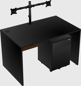 Rectangular desk