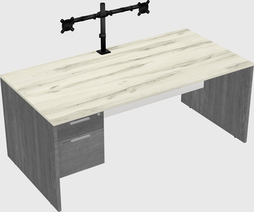 Rectangular desk