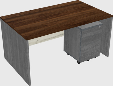 Rectangular desk