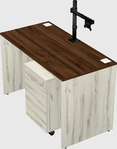 Rectangular desk