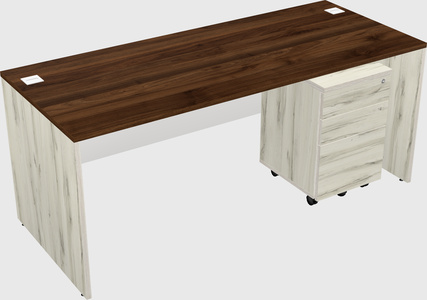 Rectangular desk