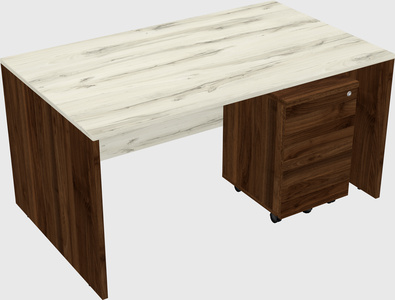 Rectangular desk