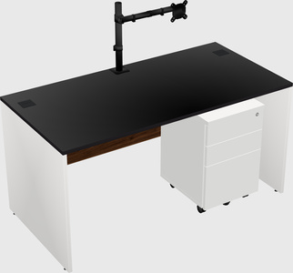 Rectangular desk