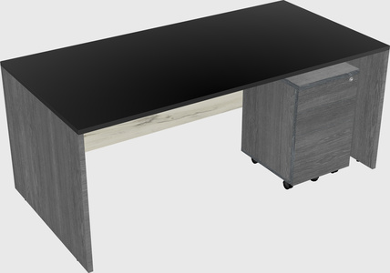 Rectangular desk