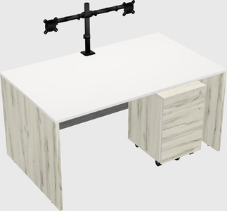 Rectangular desk