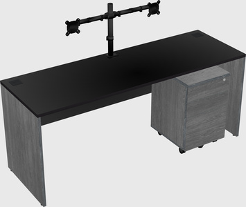 Rectangular desk