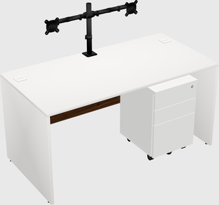 Rectangular desk