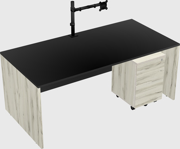 Rectangular desk