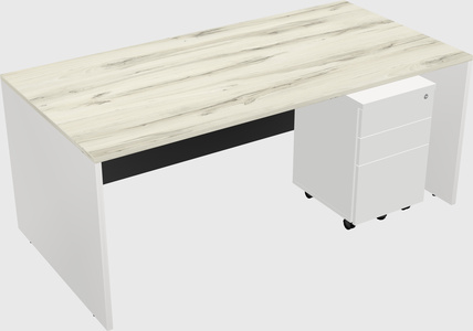 Rectangular desk