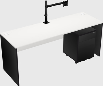 Rectangular desk