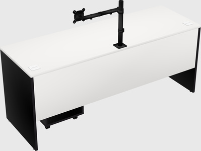 Rectangular desk