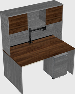 Rectangular desk