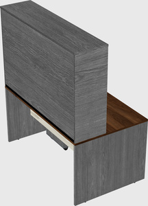 Rectangular desk