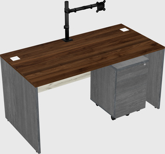Rectangular desk