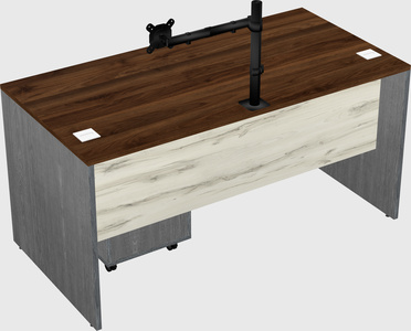 Rectangular desk
