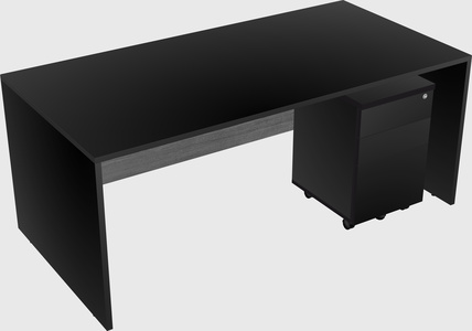 Rectangular desk