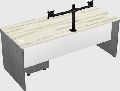 Rectangular desk