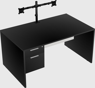 Rectangular desk