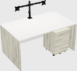 Rectangular desk