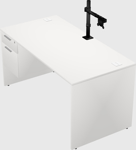 Rectangular desk