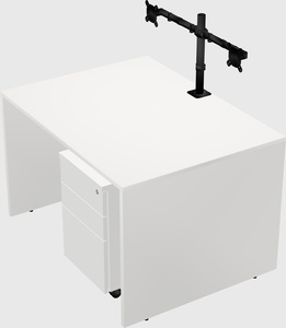 Rectangular desk