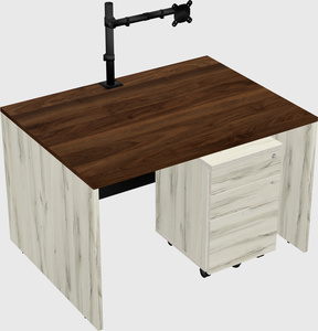 Rectangular desk